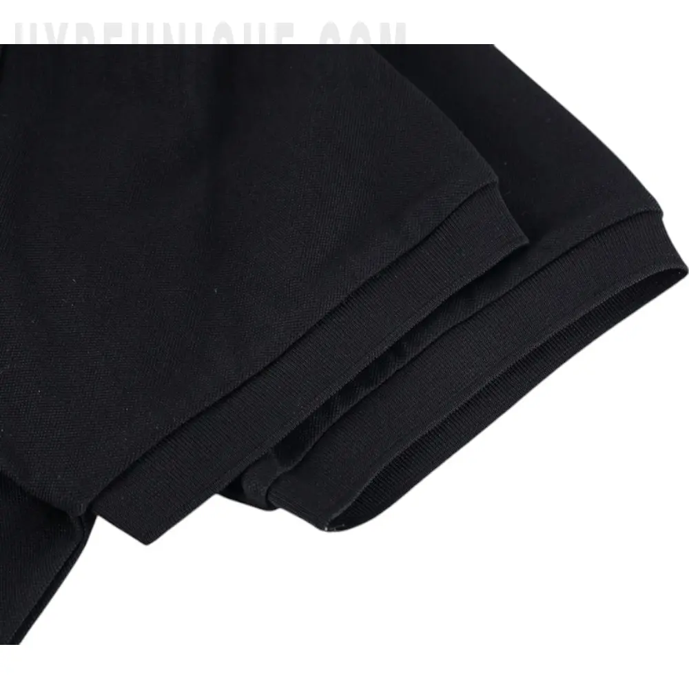 TbKicks Black Piqué Polo Shirt