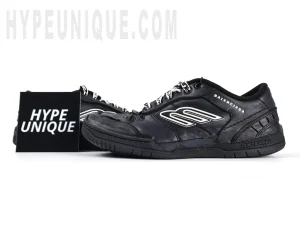 Men's Hamptons Worn-out Sneaker in Black2002