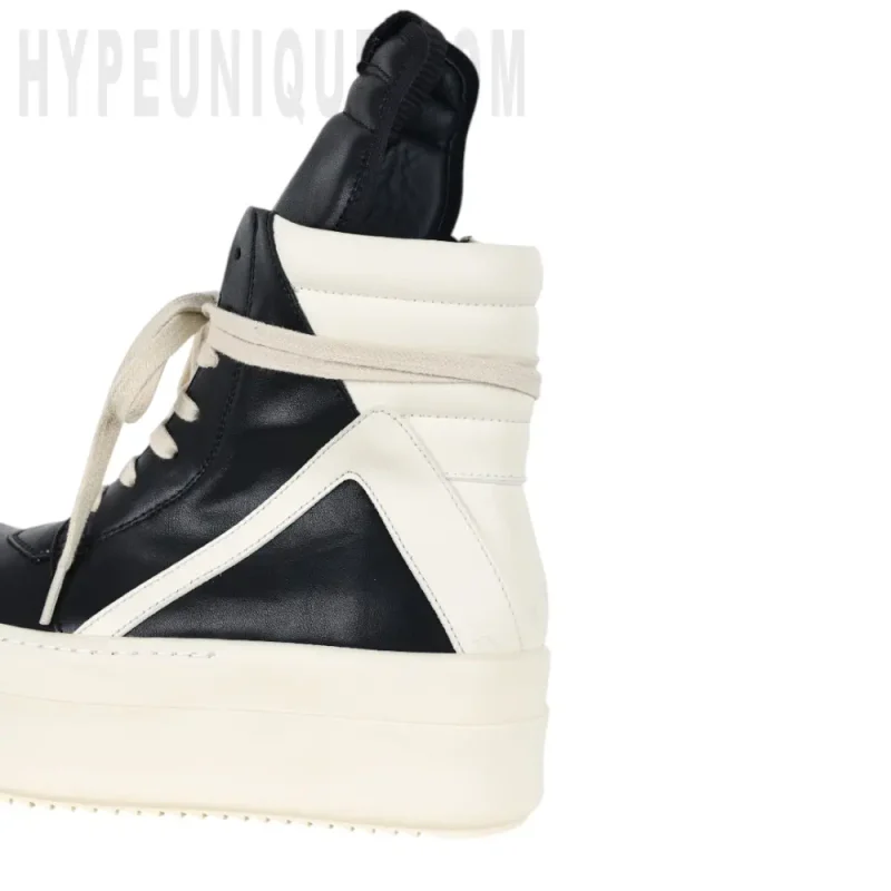The side of the shoes