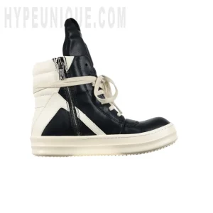 Rick owens Geobasket 'Milk Black' 2019