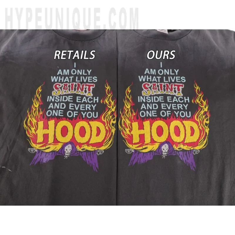Printed graphic on the front of the garment