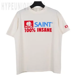 Saint Michael Insane Printed Cotton T Shirt