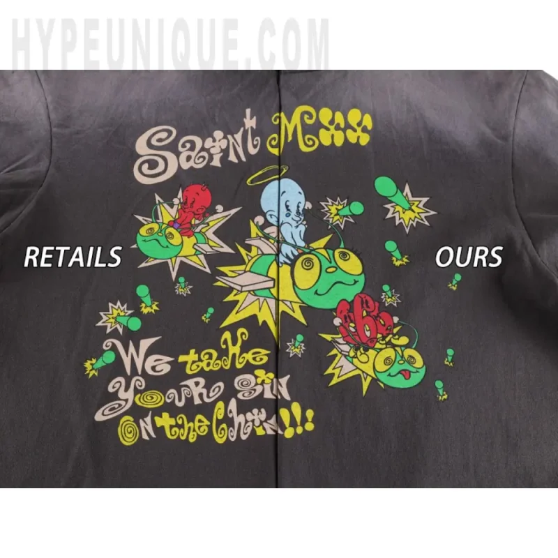Printed graphic on the front of the garment