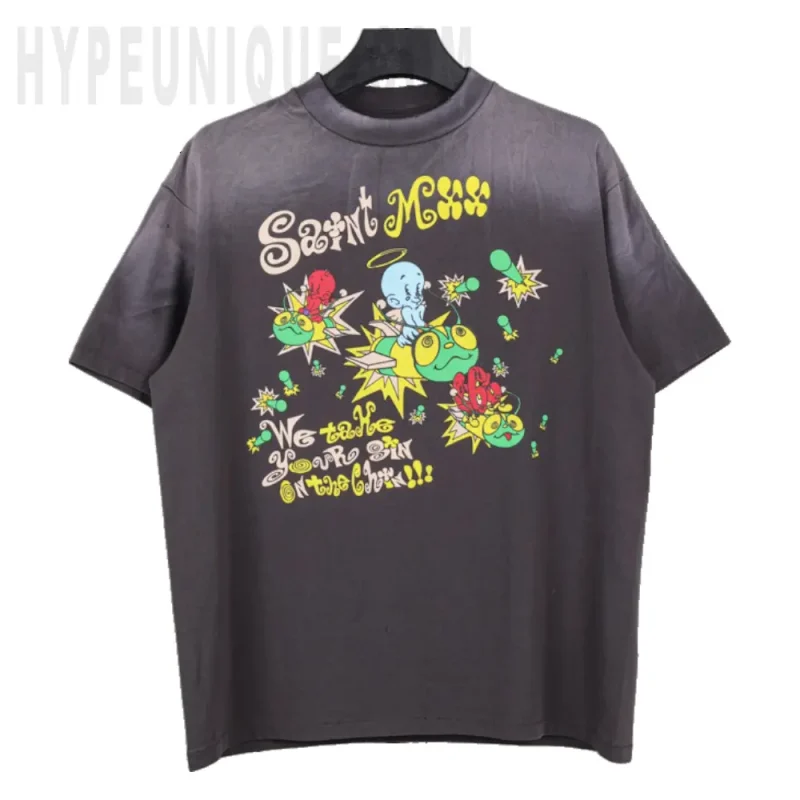 Saint Michael Pop Boom Cartoon T-Shirt