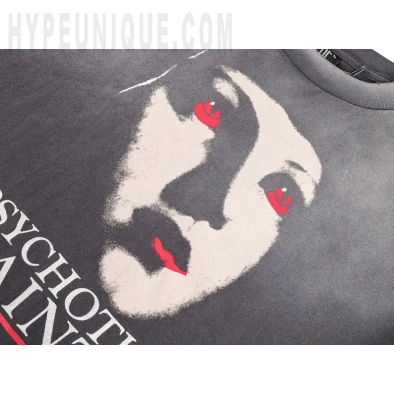 Printed graphic on the front of the garment