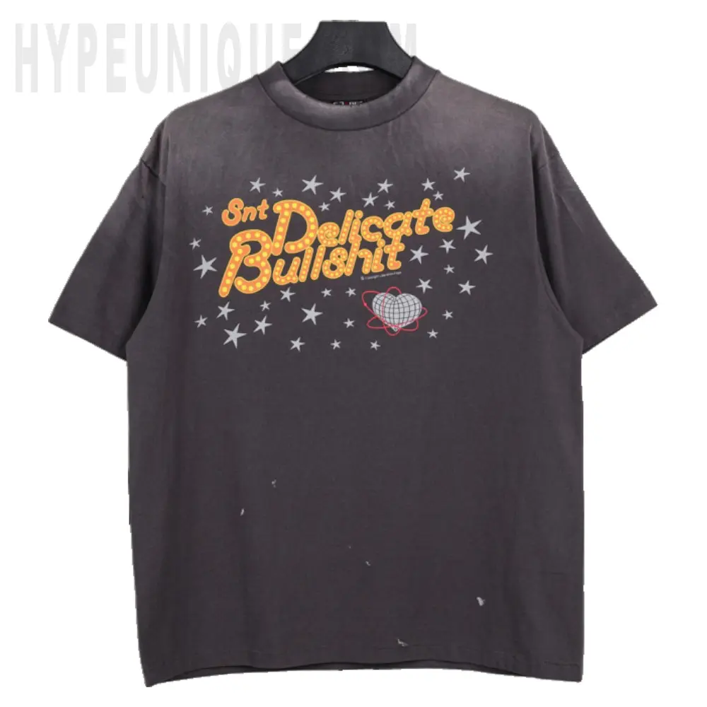 TbKicks Saint Michael ‘Delicate Bullshit’ Star Graphic T-Shirt