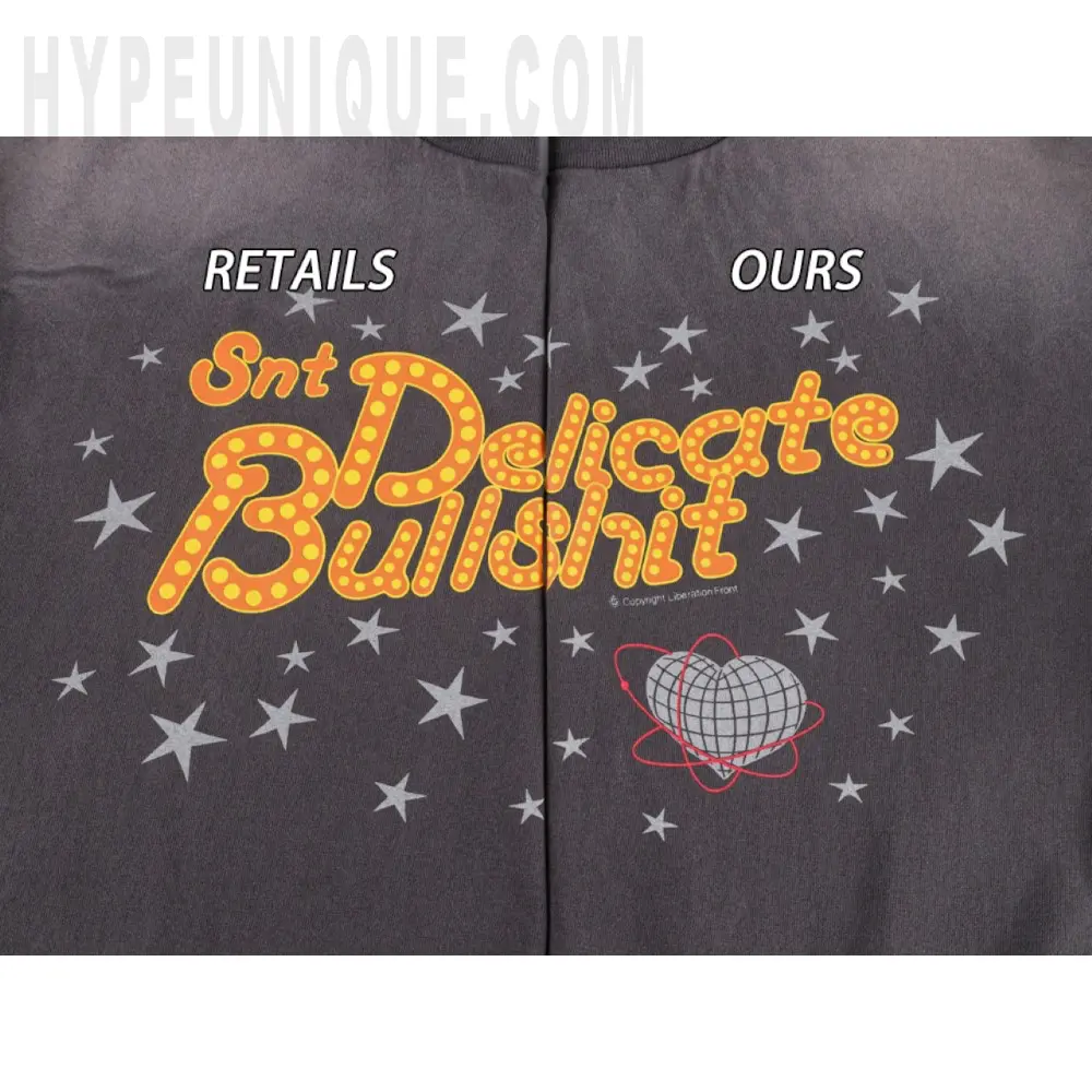 TbKicks Saint Michael ‘Delicate Bullshit’ Star Graphic T-Shirt