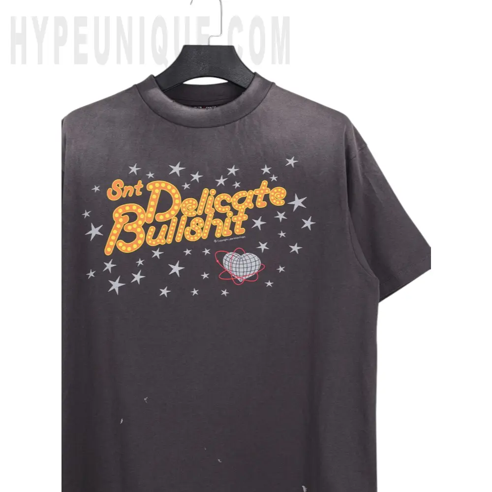 TbKicks Saint Michael ‘Delicate Bullshit’ Star Graphic T-Shirt