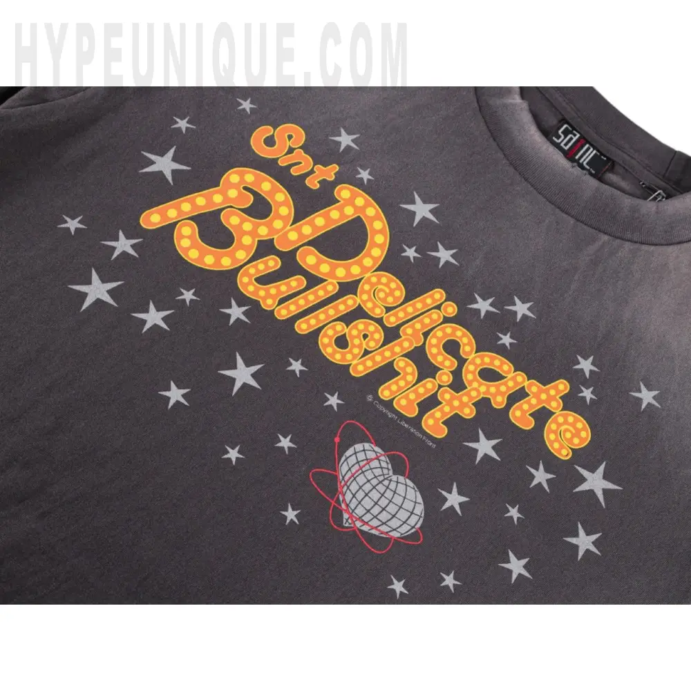 TbKicks Saint Michael ‘Delicate Bullshit’ Star Graphic T-Shirt