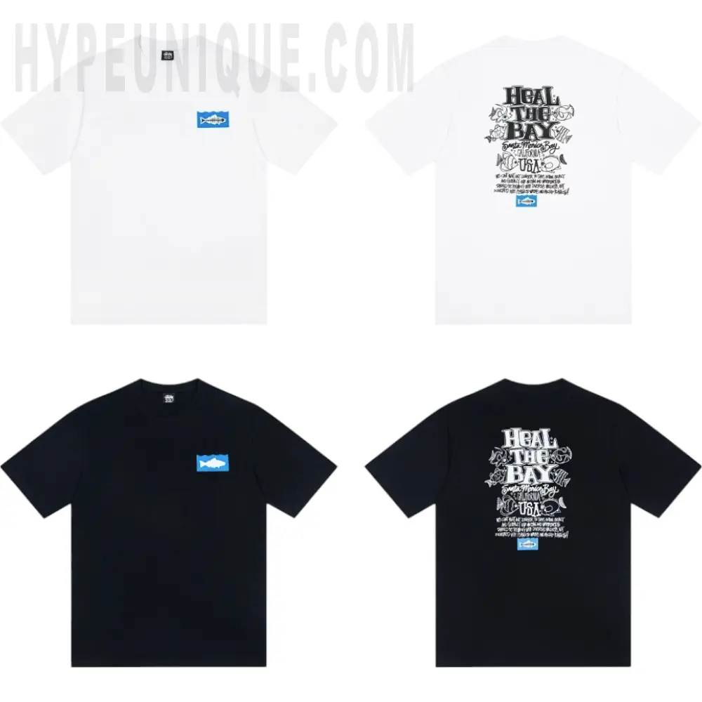 Stussy Heal the Bay Ocean Pigment Dyed T-Shirt - HypeUnique Reps