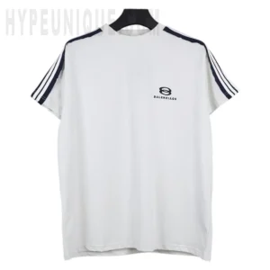 Balenc1@ga Unity Sports Icon Oversized T-Shirt in Faded Black/White