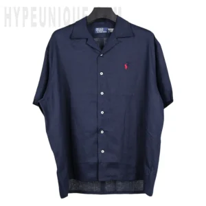 Classic Fit Linen Camp Shirt