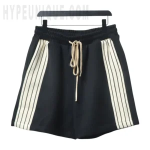 FOG Boiled Wool Striped Relaxed Short