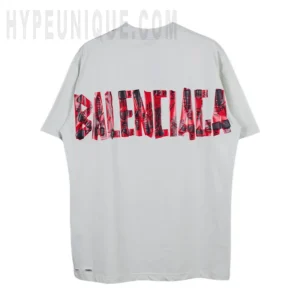Men's Security Tape Logo Oversized T-Shirt