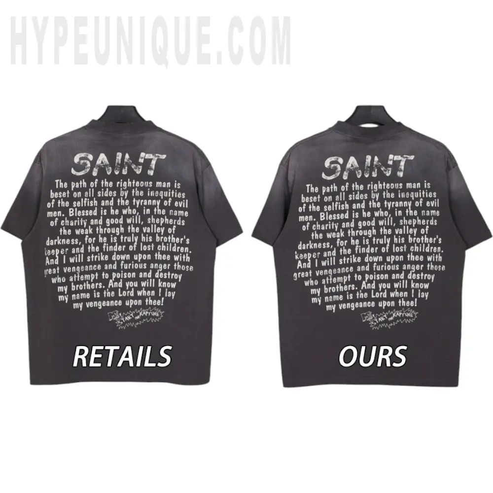 TbKicks Saint Michael Cartoon Graphic Washed T‑Shirt