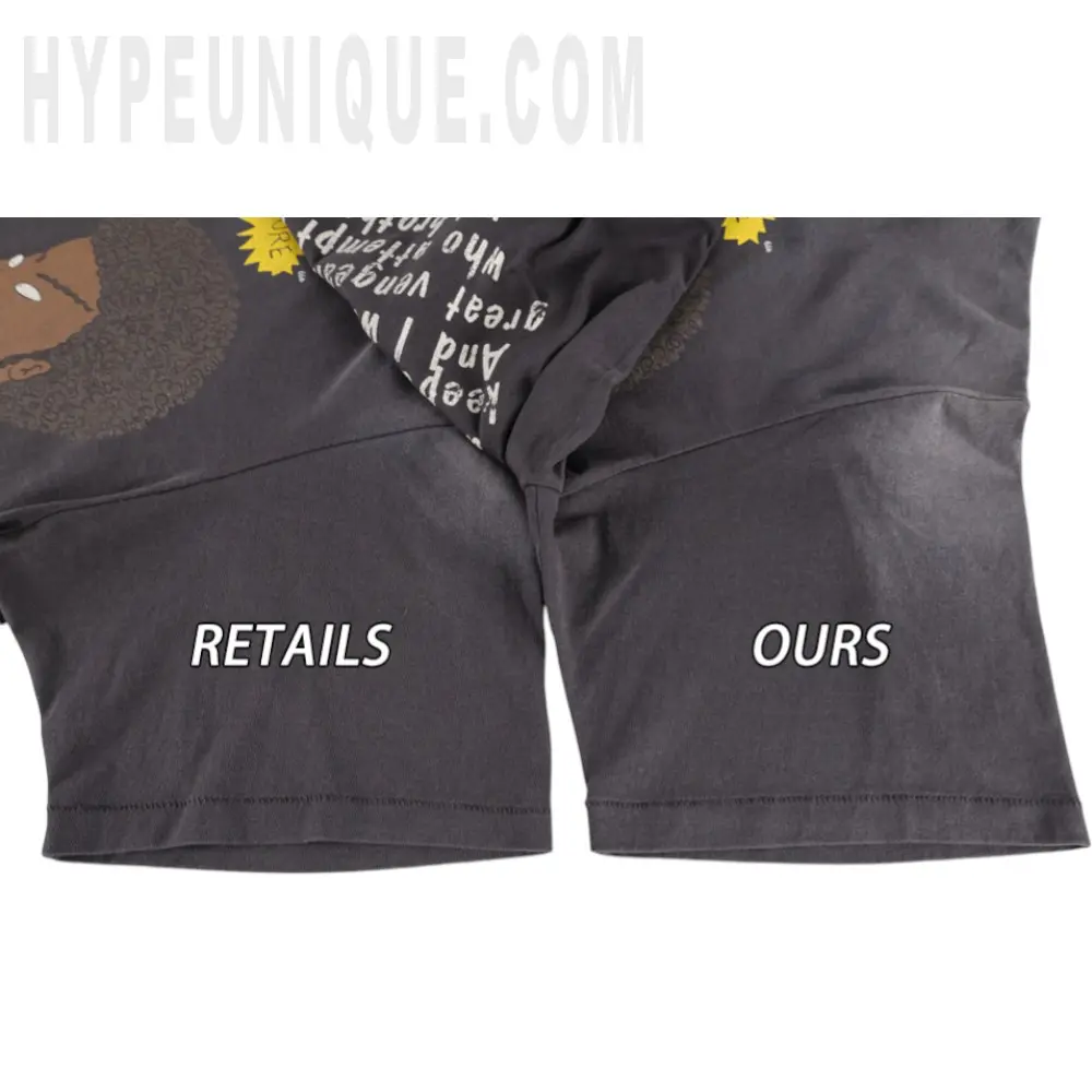 TbKicks Saint Michael Cartoon Graphic Washed T‑Shirt