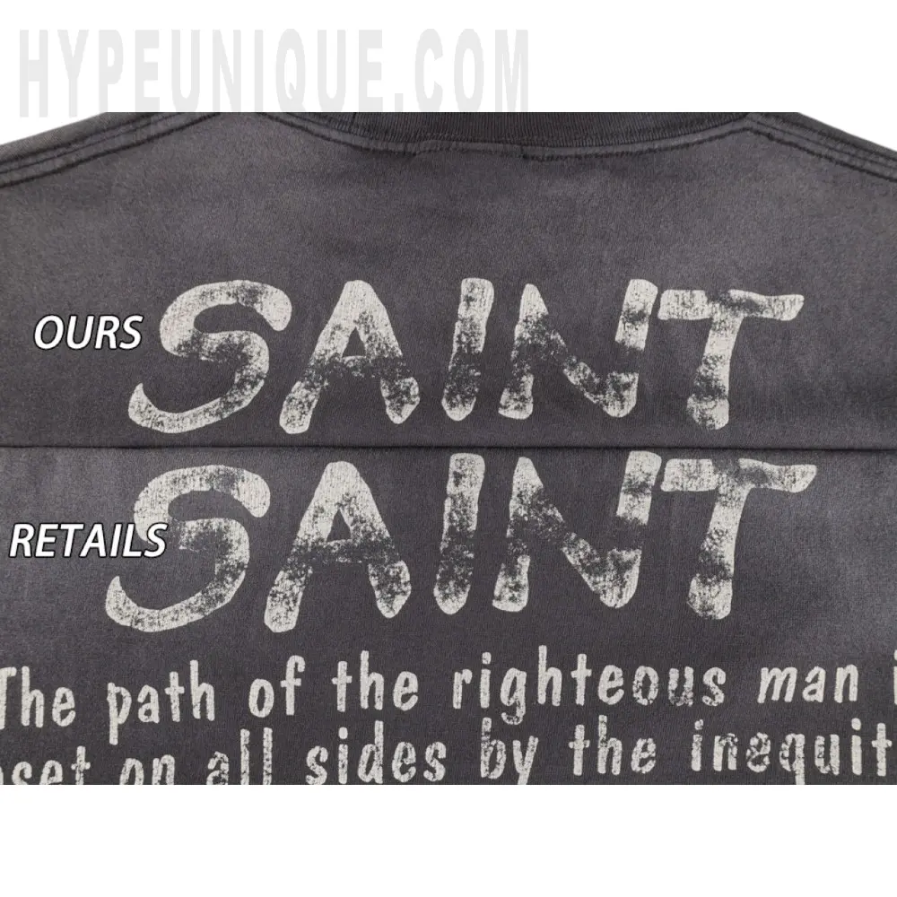 TbKicks Saint Michael Cartoon Graphic Washed T‑Shirt