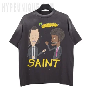Saint Michael Cartoon Graphic Washed T‑Shirt