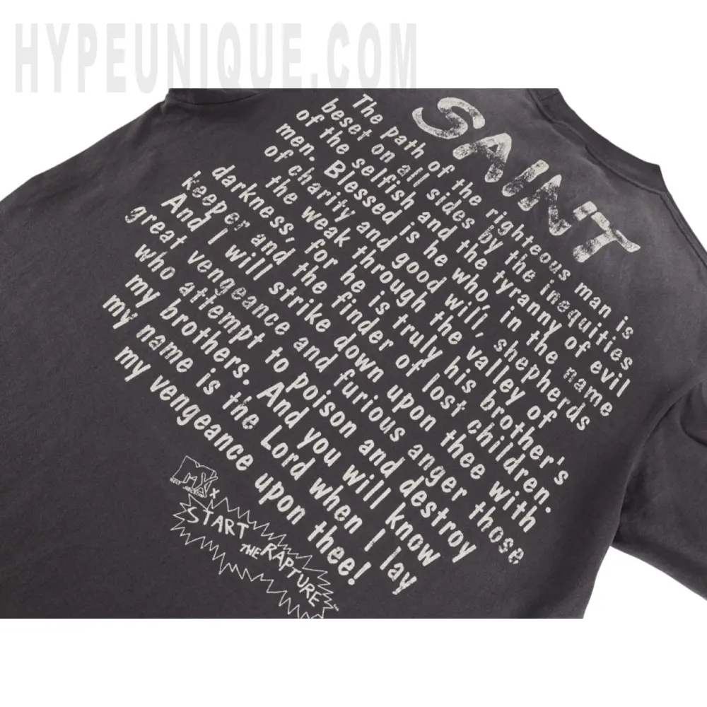 TbKicks Saint Michael Cartoon Graphic Washed T‑Shirt