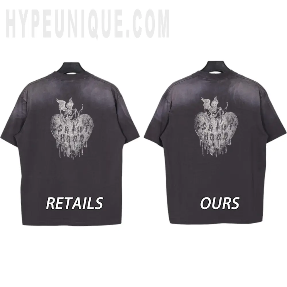 TbKicks Saint Michael Fearless Graphic Washed T‑Shirt