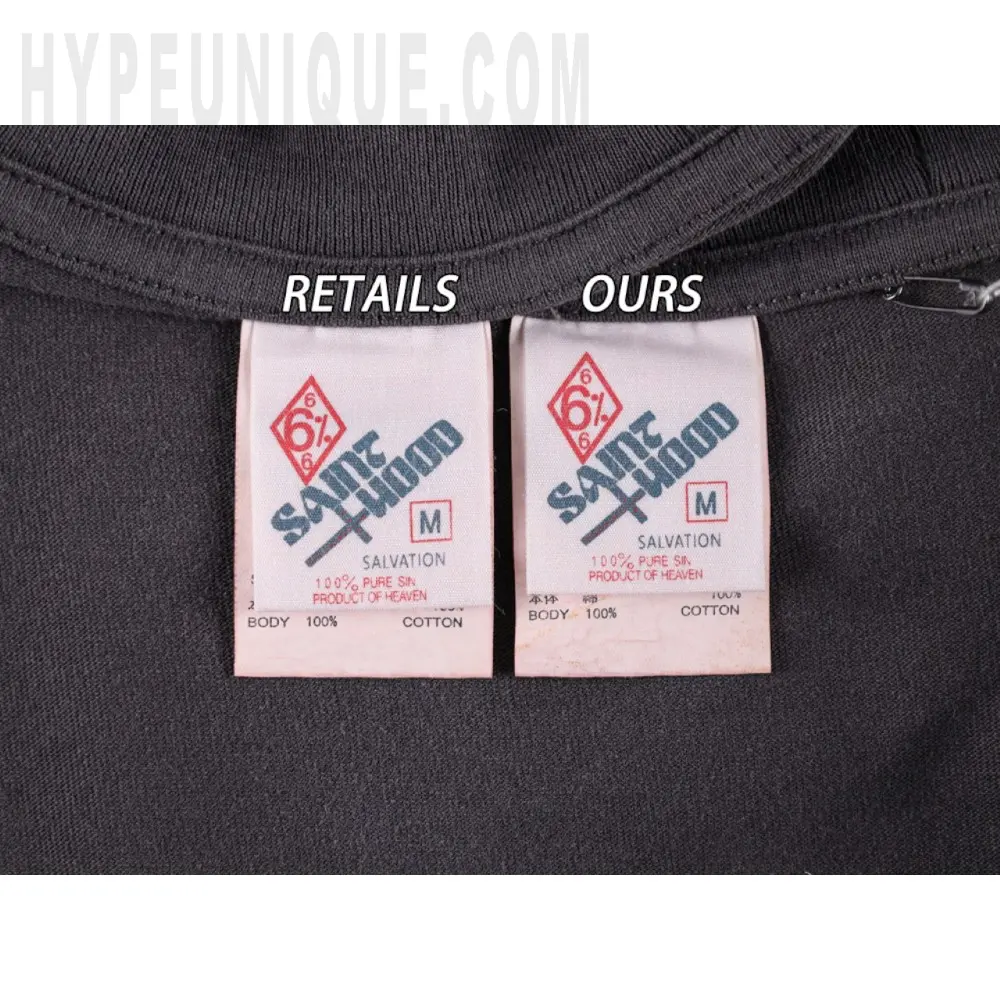 TbKicks Saint Michael Fearless Graphic Washed T‑Shirt