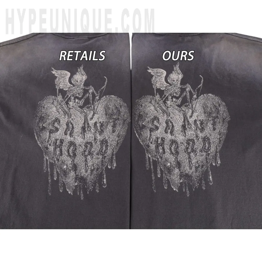 TbKicks Saint Michael Fearless Graphic Washed T‑Shirt