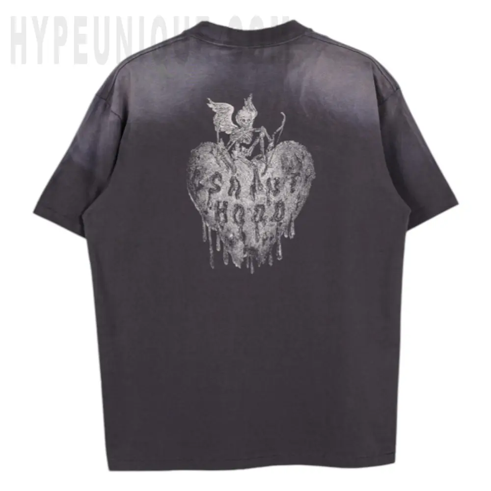 TbKicks Saint Michael Fearless Graphic Washed T‑Shirt