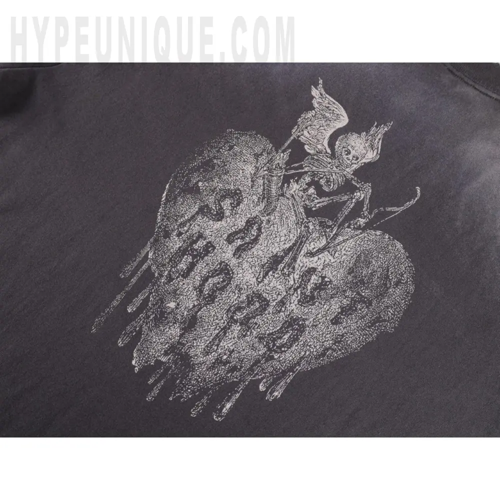 TbKicks Saint Michael Fearless Graphic Washed T‑Shirt