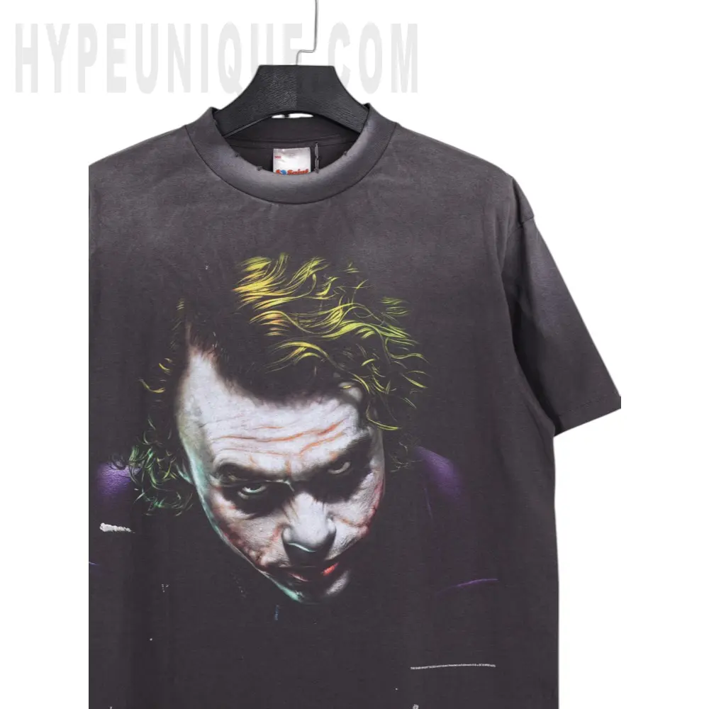 トップス SAINT MICHAEL DARKNIGHT Tee joker SAINT Mxxxxxx x The Dark Knight BTM SS TEE /JOKER / BLACK