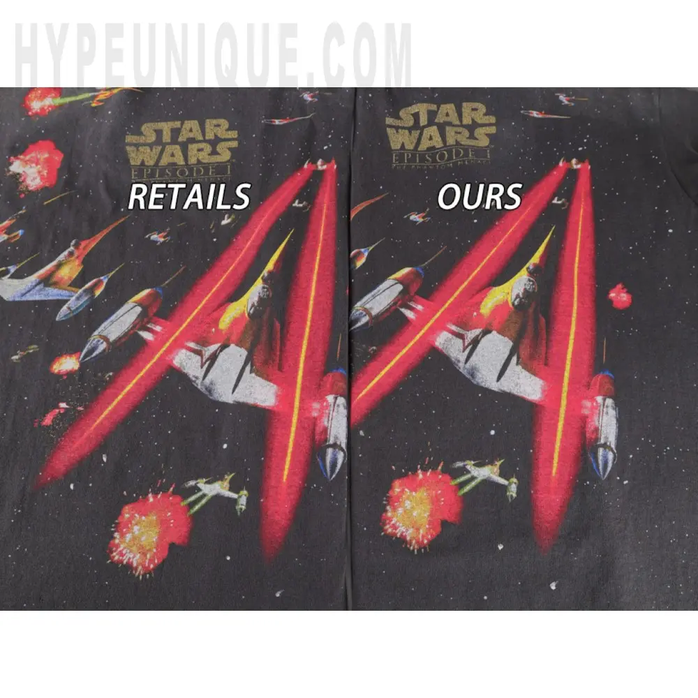 TbKicks Saint Michael Star Wars Episode I Space Battle Washed T‑Shirt