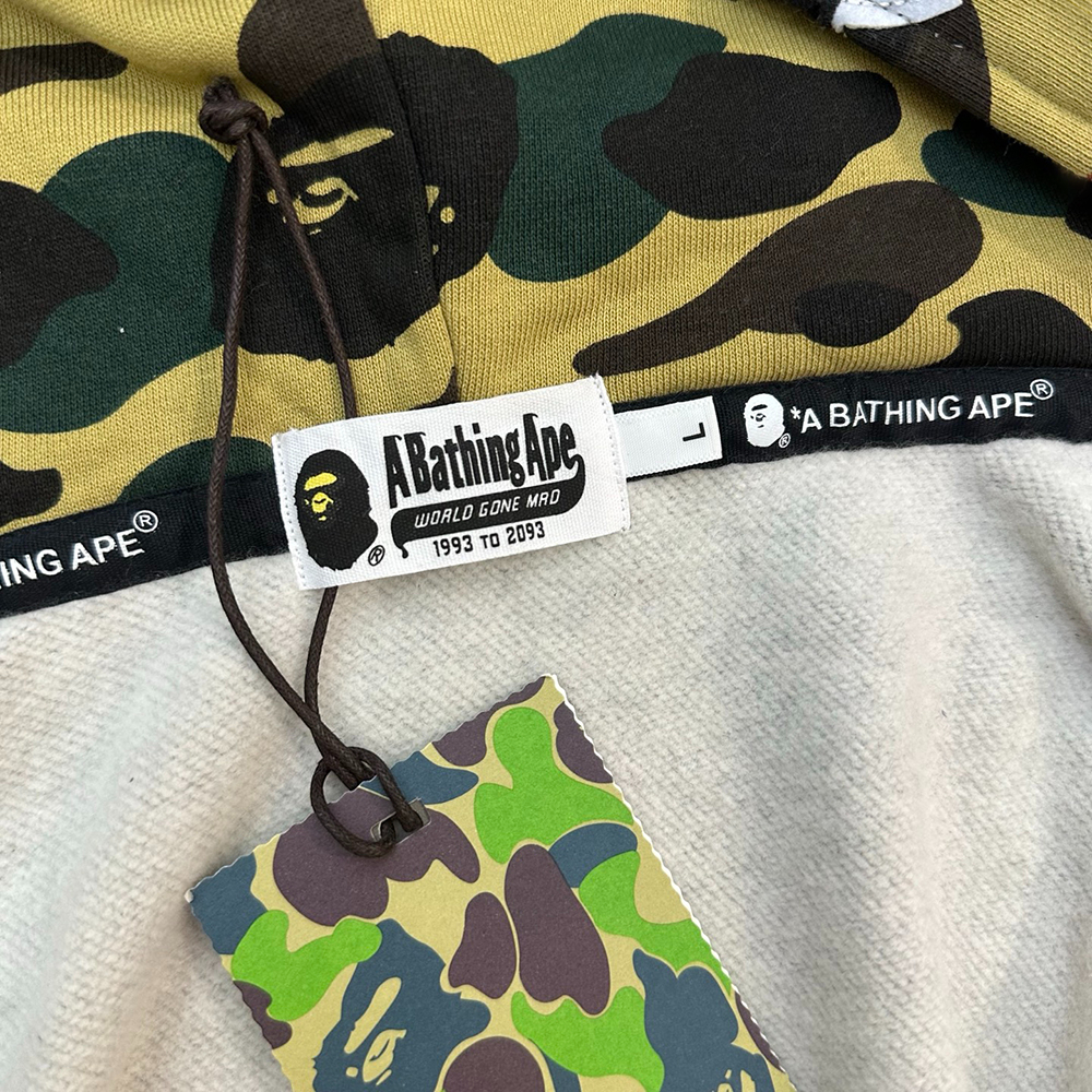 1st Camo Shark Full Zip Double Hoodie