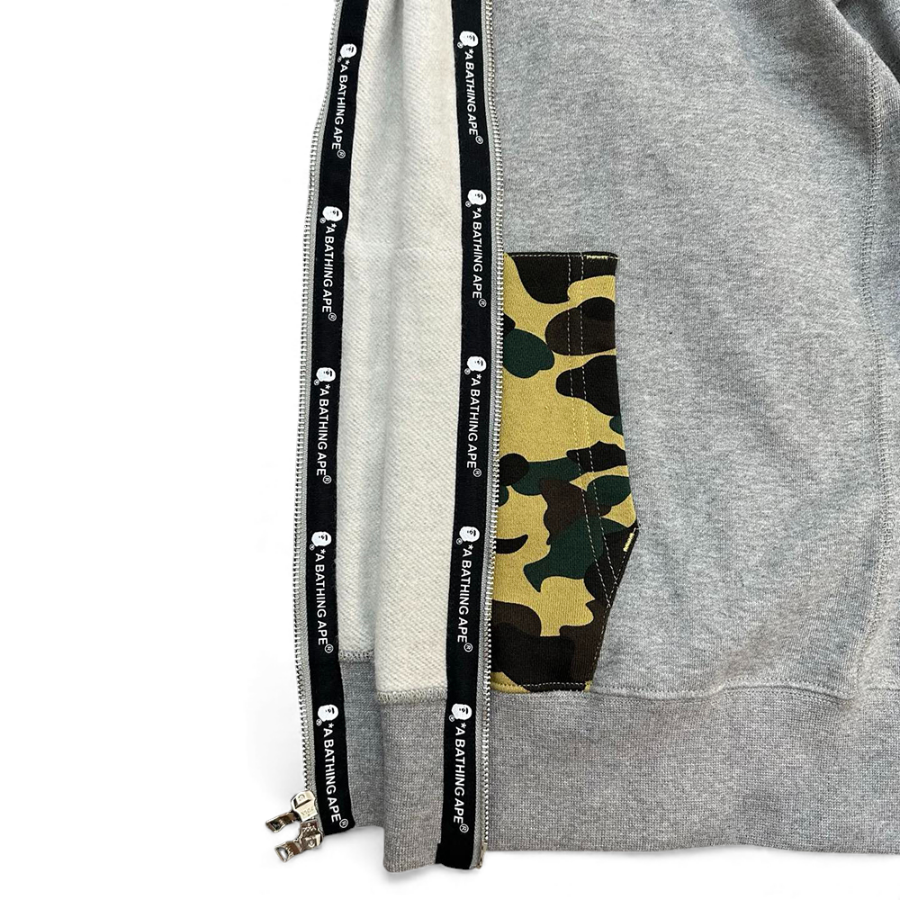 TbKicks 1st Camo Shark Full Zip Double Hoodie