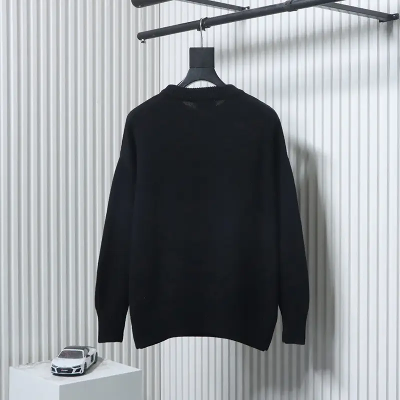 TbKicks AMI Embroidered Heart Micro-Label Crew Neck Sweater