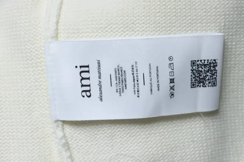 TbKicks AMI Embroidered Heart Micro-Label Crew Neck Sweater