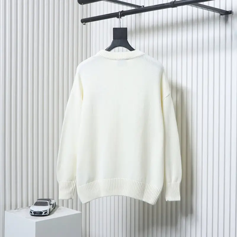 TbKicks AMI Embroidered Heart Micro-Label Crew Neck Sweater