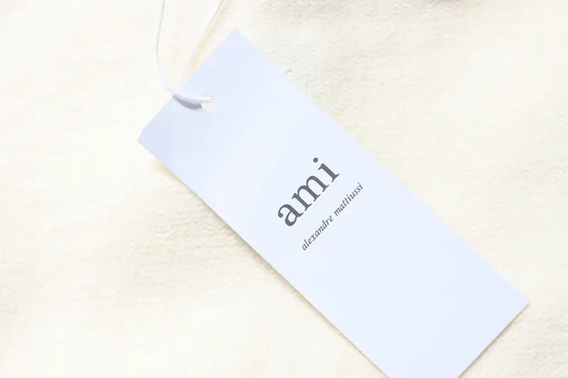 TbKicks AMI Heart Jacquard Knit Collar Polo Sweater