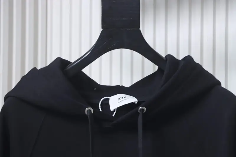 AMI Heart Logo Embroidered Hoodie