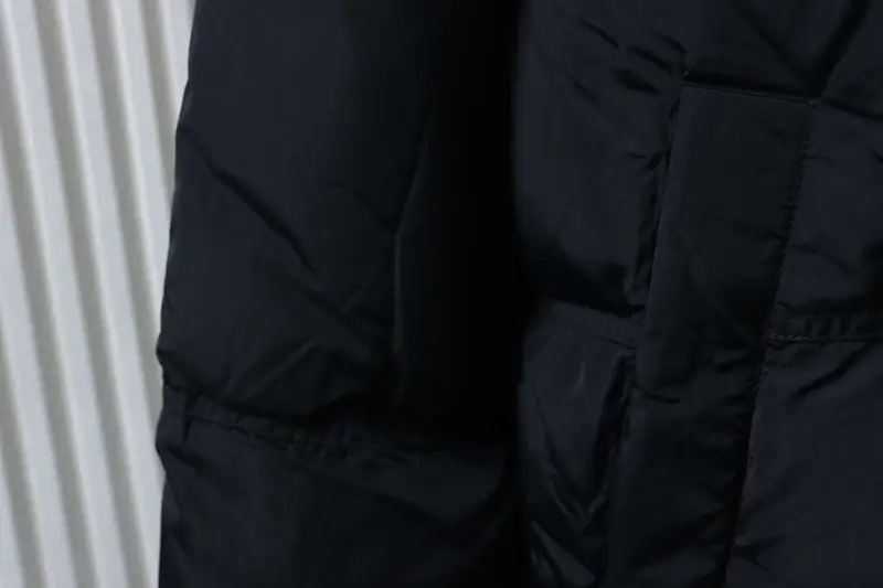 TbKicks AMI Leather Label Heart Hidden Hood Down Jacket