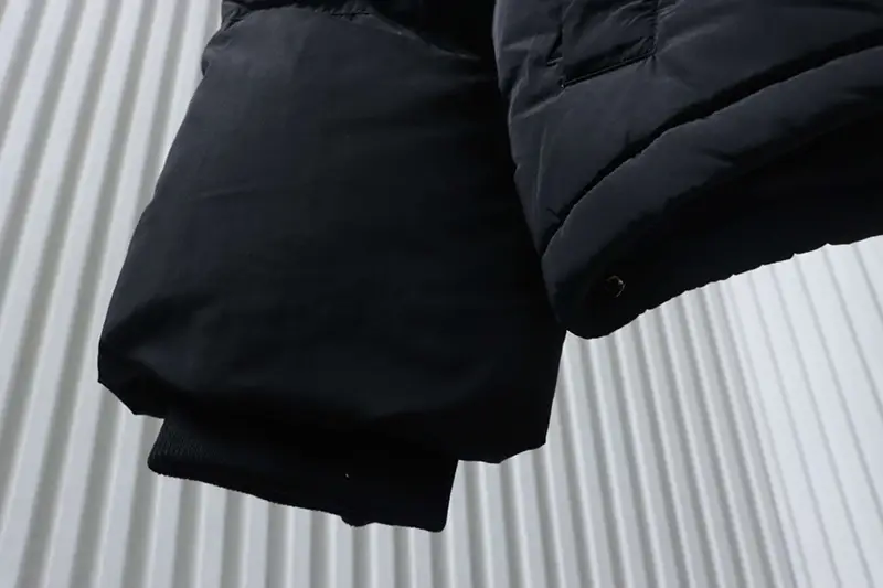 TbKicks AMI Leather Label Heart Hidden Hood Down Jacket