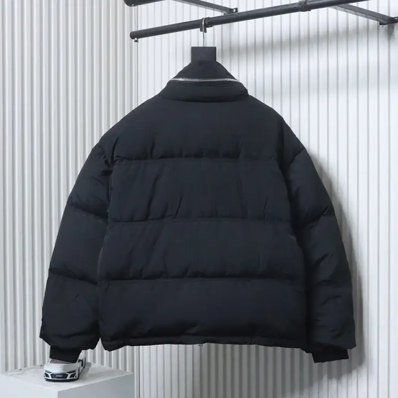 TbKicks AMI Leather Label Heart Hidden Hood Down Jacket