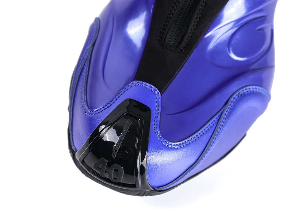 B Basketball Sneaker Metallic Blue