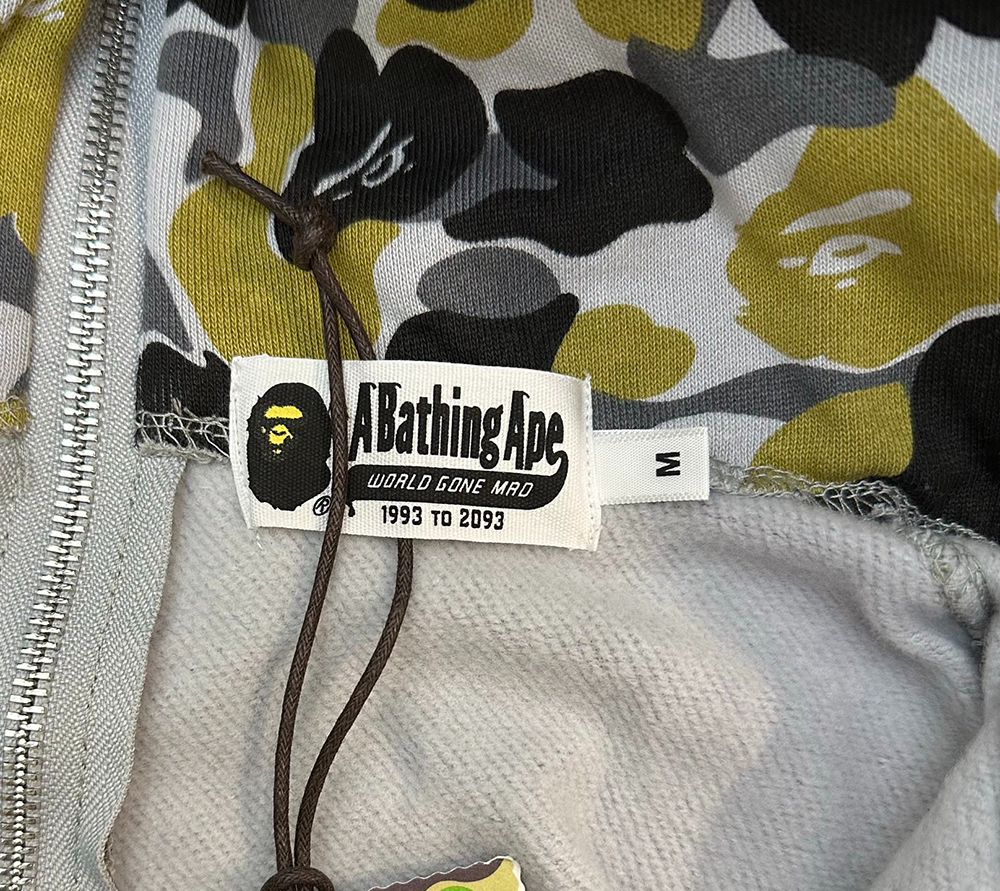 TbKicks BAPE Store Hangzhou Separate Shark Full Zip Hoodie Black Green