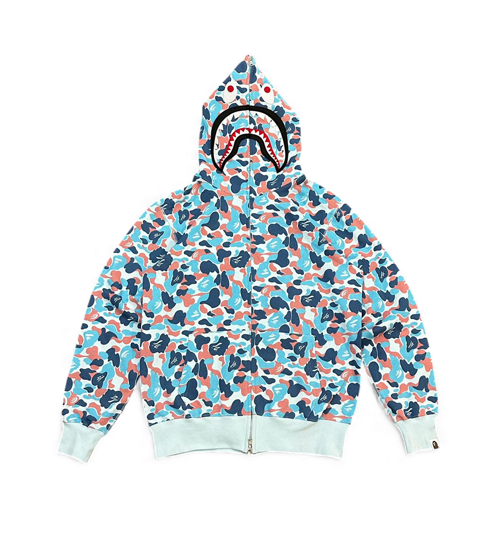 TbKicks BAPE Store Hangzhou Separate Shark Full Zip Hoodie