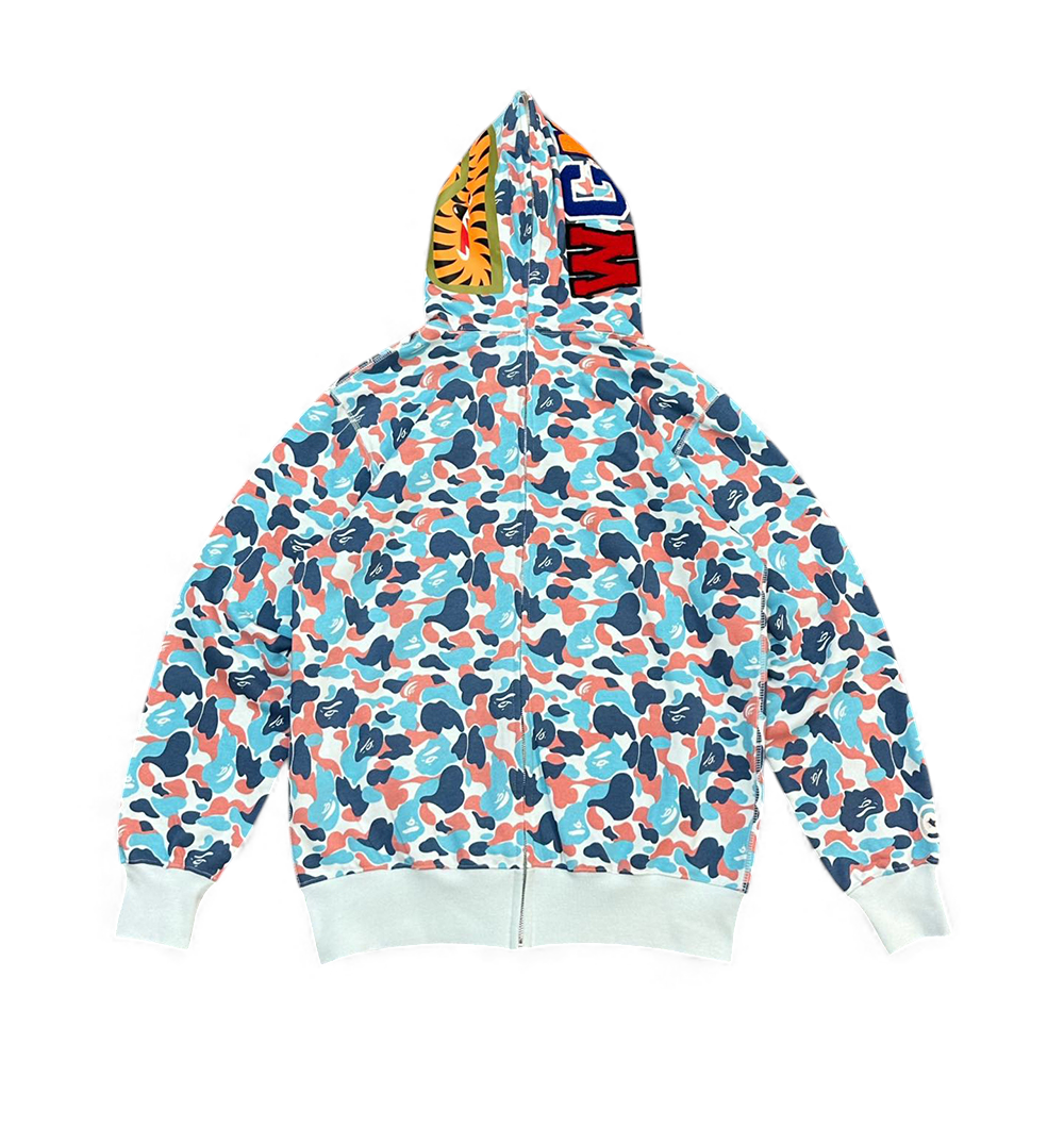 TbKicks BAPE Store Hangzhou Separate Shark Full Zip Hoodie