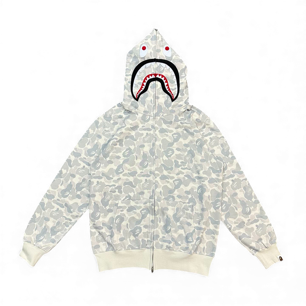 TbKicks Bape Harajuku White Hoodie