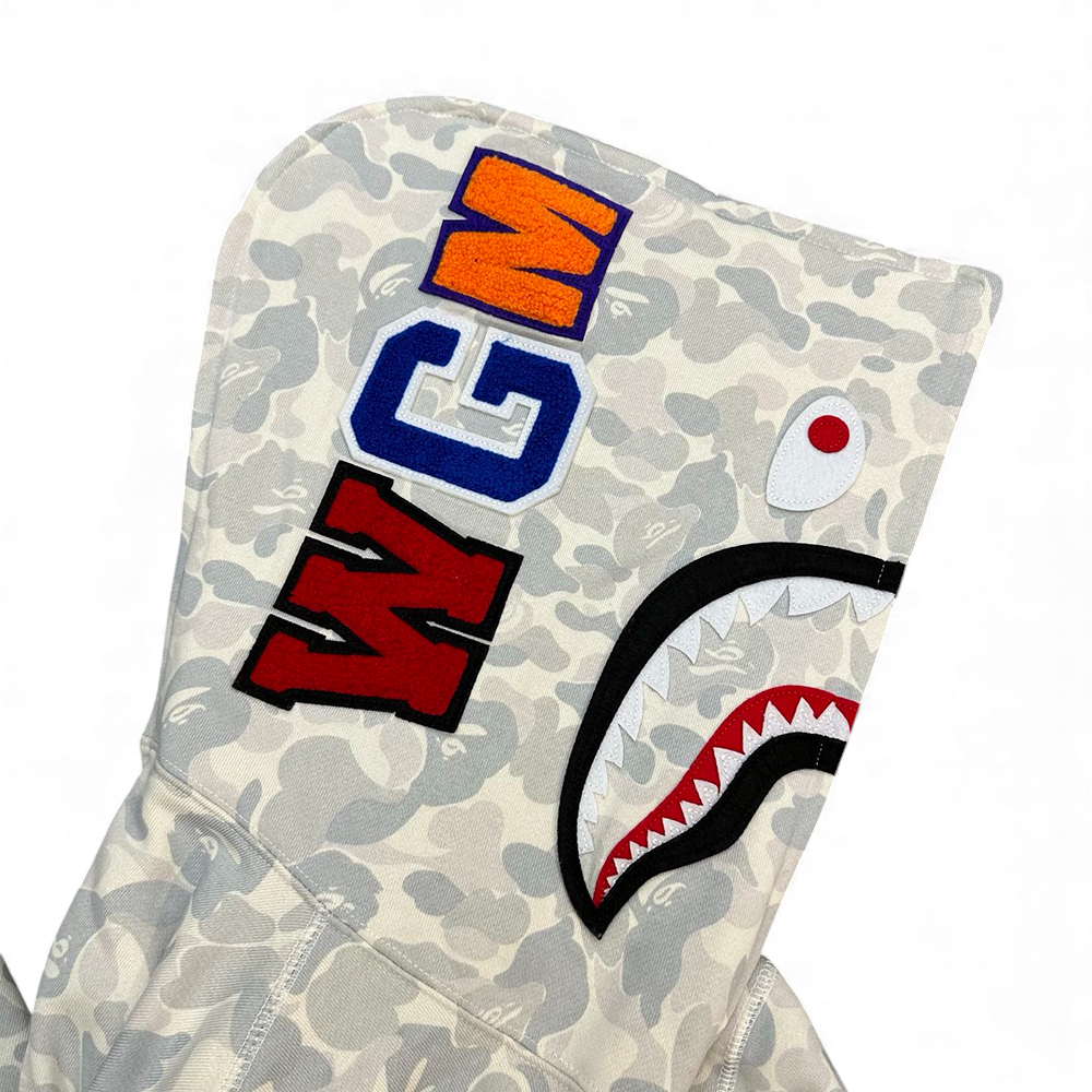 Bape Harajuku White Hoodie