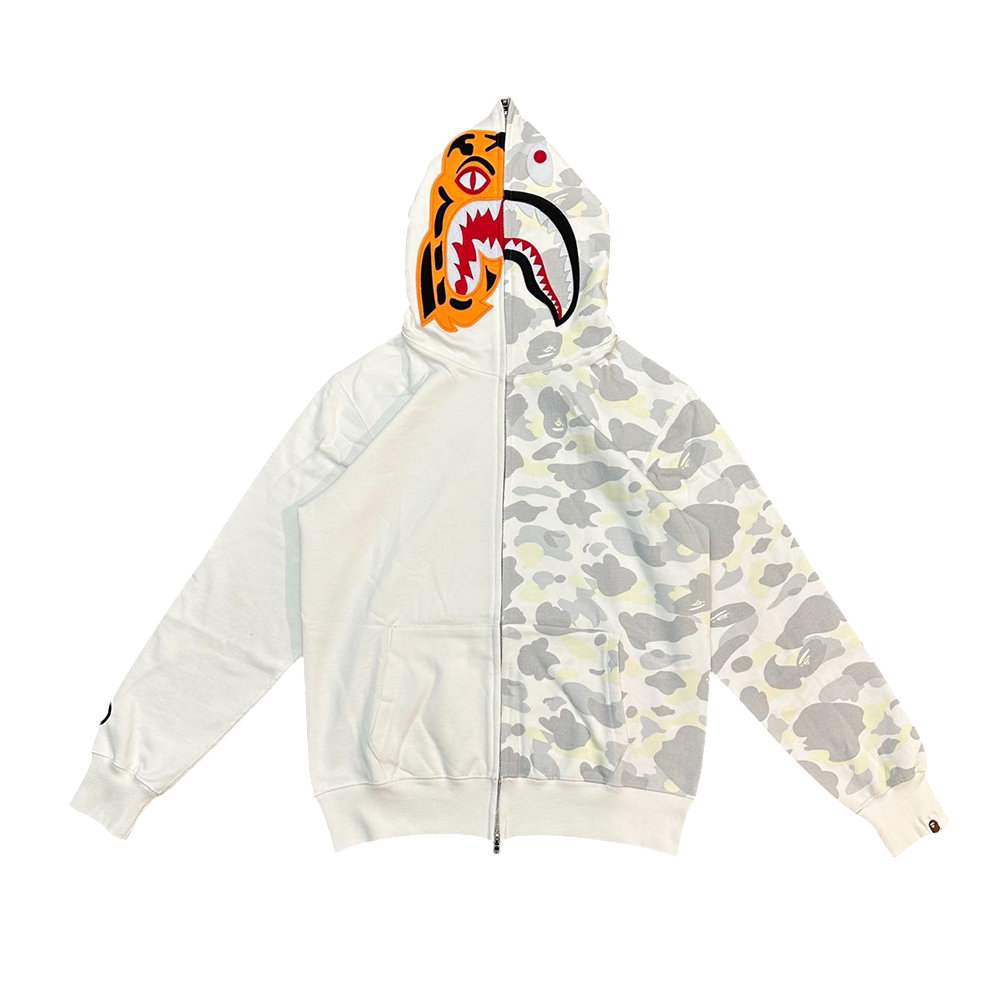 Bape Tiger Shark zip-up Hoodie