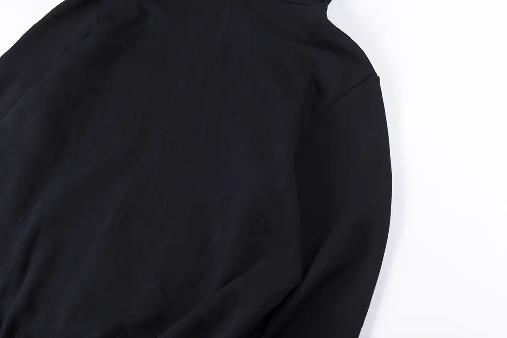 Lucysneaker Blackout Rhinestone Hoodie (Black)