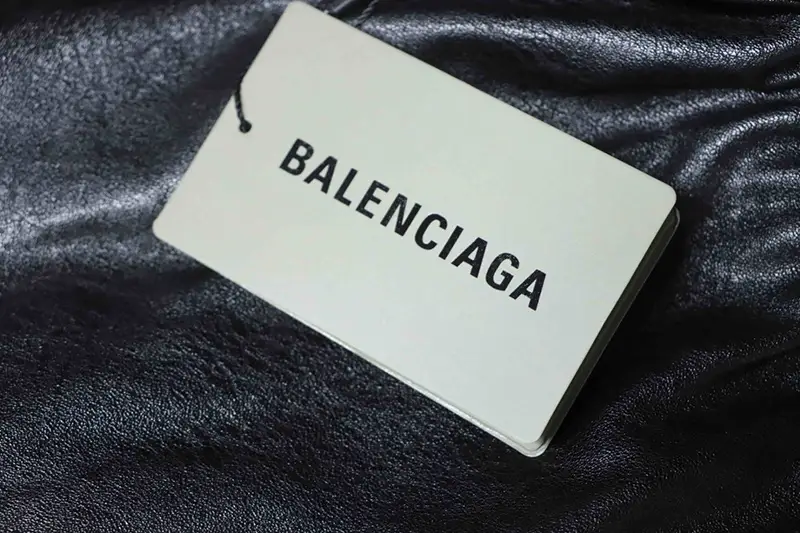 TbKicks Blcg 25FW Badge Logo Leather Jacket