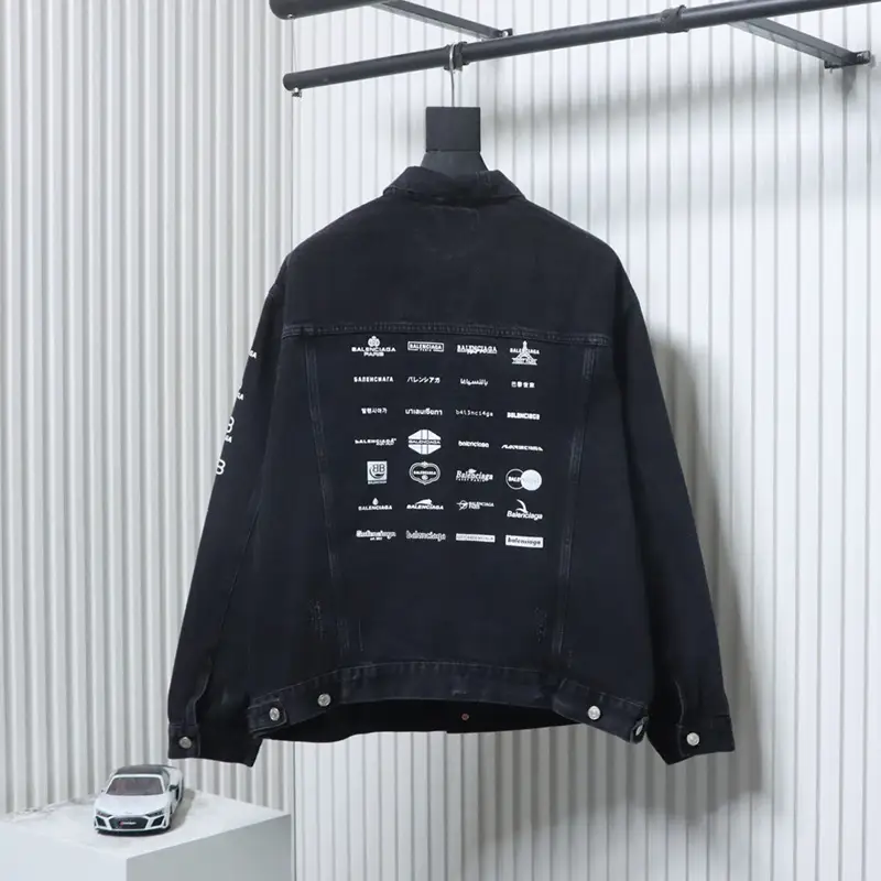 Blcg Back All-over Logo Denim Jacket